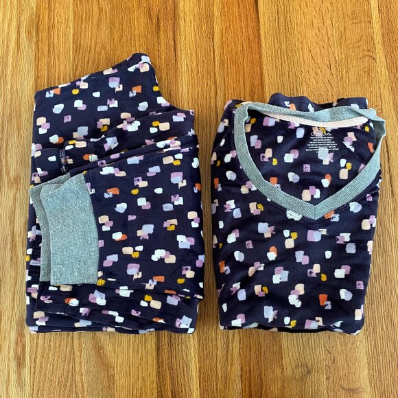 Cuddl Duds Size XL 2 Piece PJ Set Long Sleeves Pants Soft Plush Pockets EUC - Picture 1 of 15